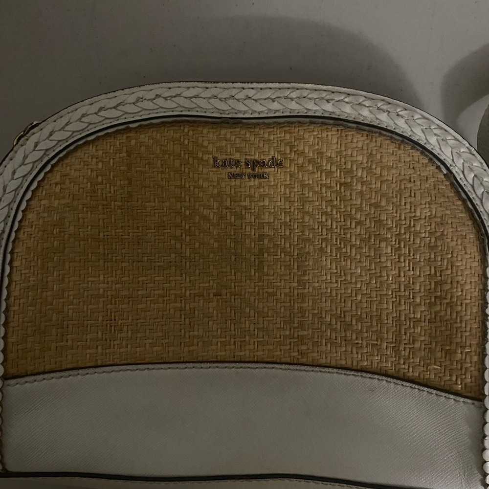 kate spade Cream and Tan Crossbody Bag